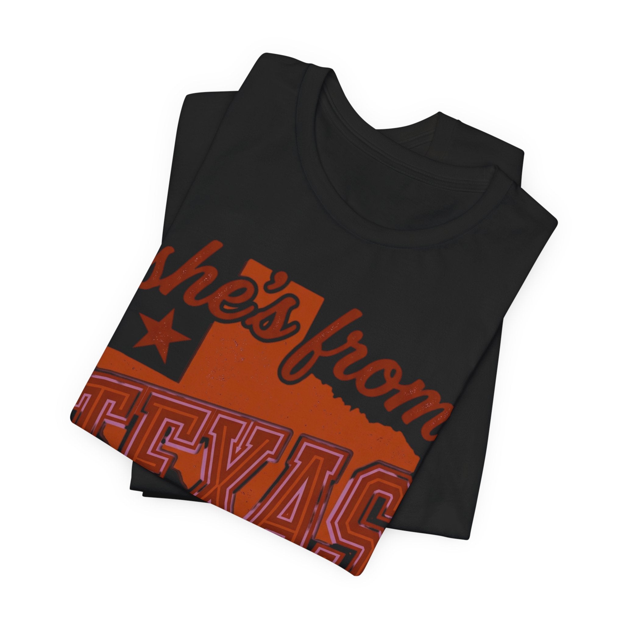 She's From Texas Tee | Texas Pride, Southern Cowgirl State Shirt - Eden's Custom Apparel & Graphics