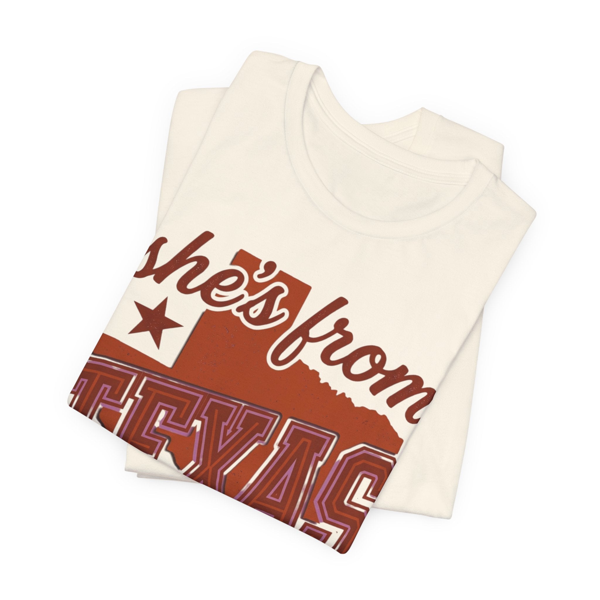 She's From Texas Tee | Texas Pride, Southern Cowgirl State Shirt - Eden's Custom Apparel & Graphics