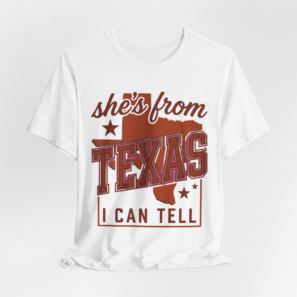 She's From Texas Tee | Texas Pride, Southern Cowgirl State Shirt - Eden's Custom Apparel & Graphics