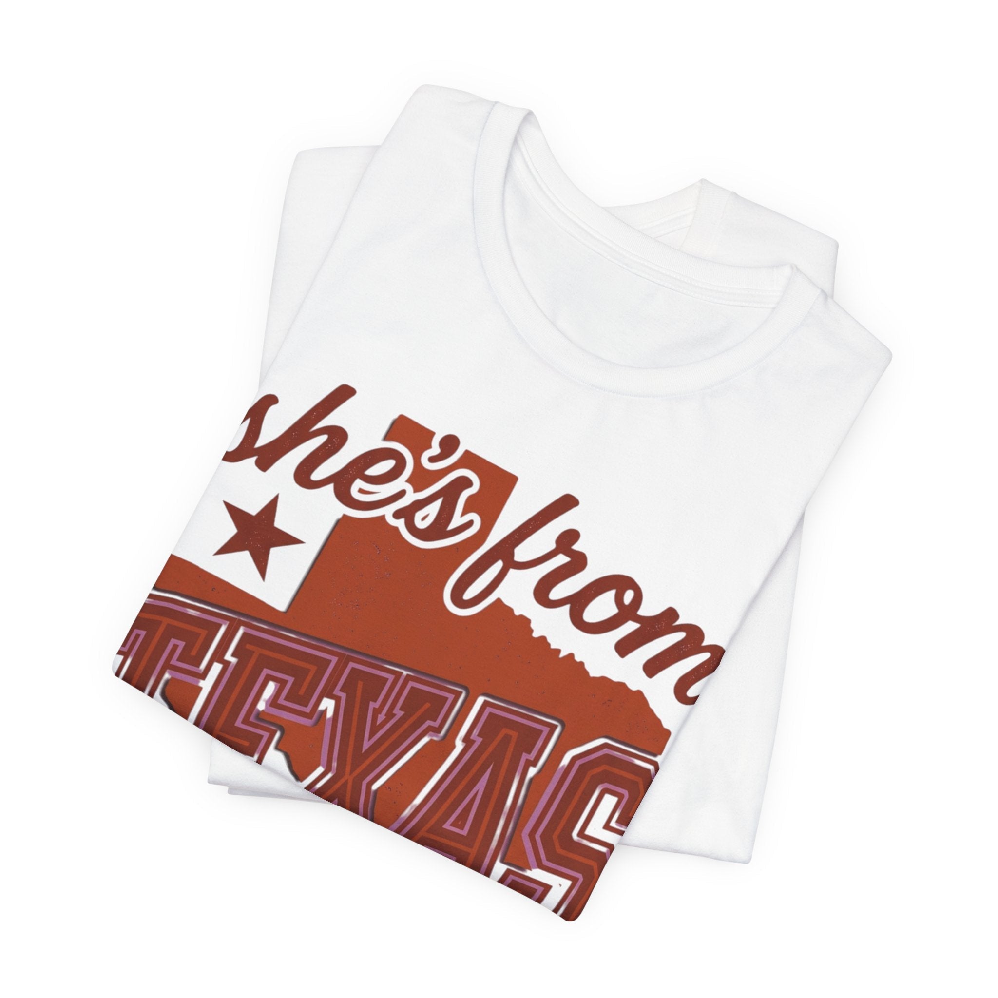She's From Texas Tee | Texas Pride, Southern Cowgirl State Shirt - Eden's Custom Apparel & Graphics