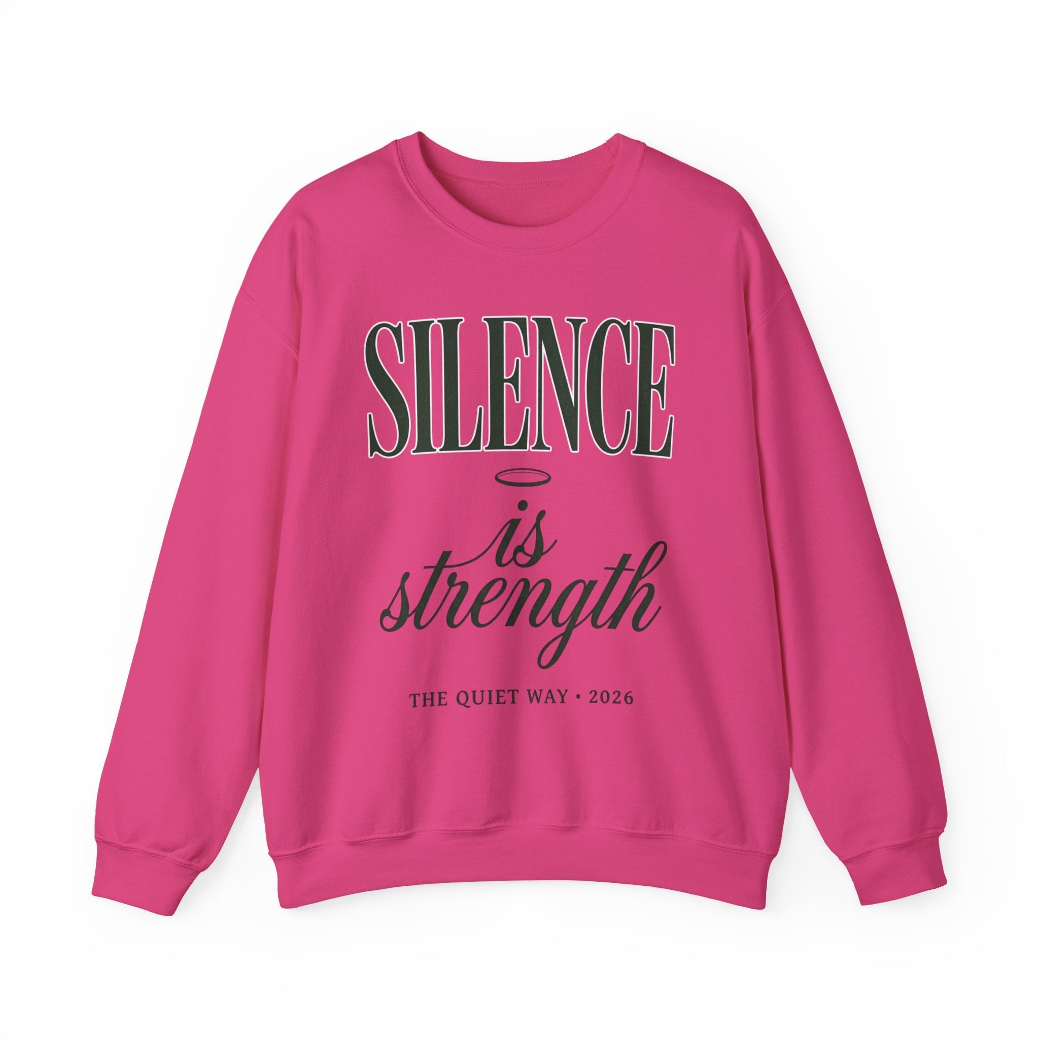 Silence Is Strength Sweatshirt | Pope - Style Iconography, Quiet Power - Eden's Custom Apparel & Graphics