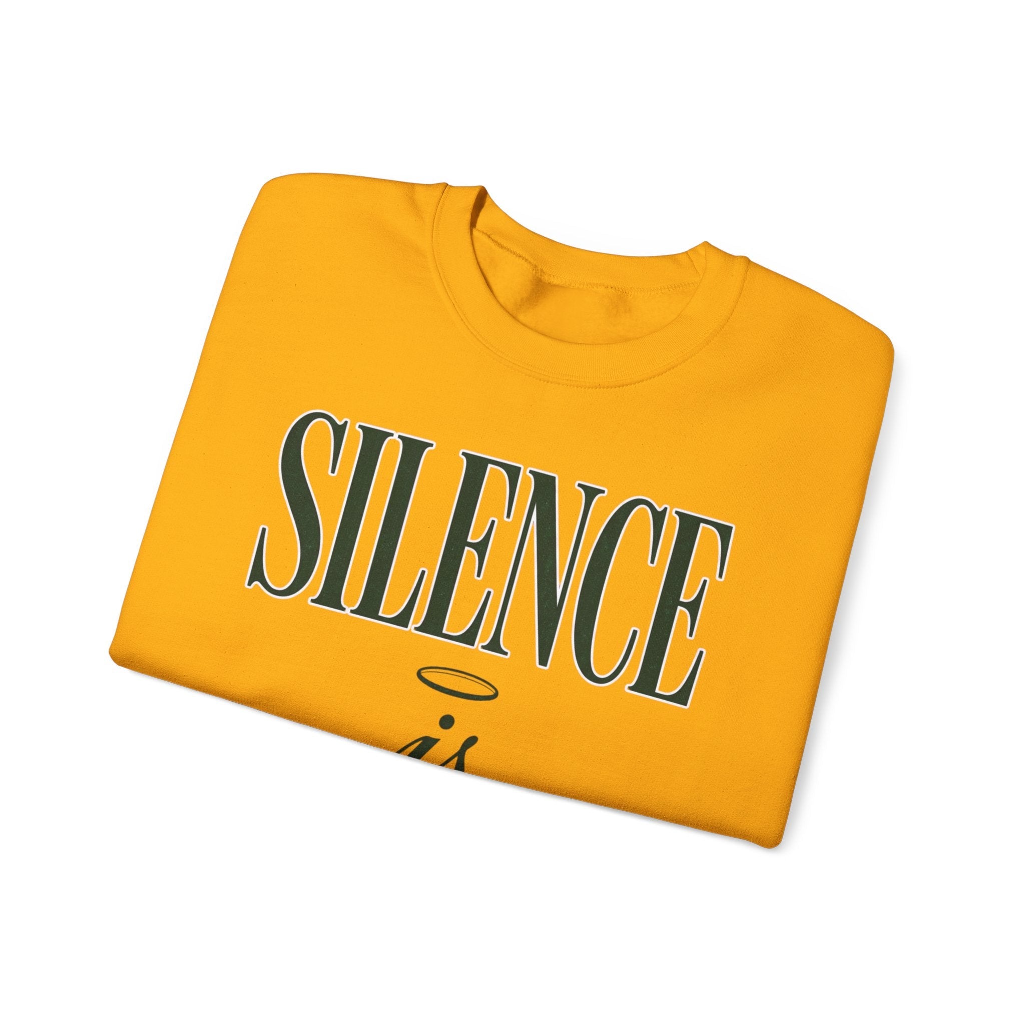 Silence Is Strength Sweatshirt | Pope - Style Iconography, Quiet Power - Eden's Custom Apparel & Graphics