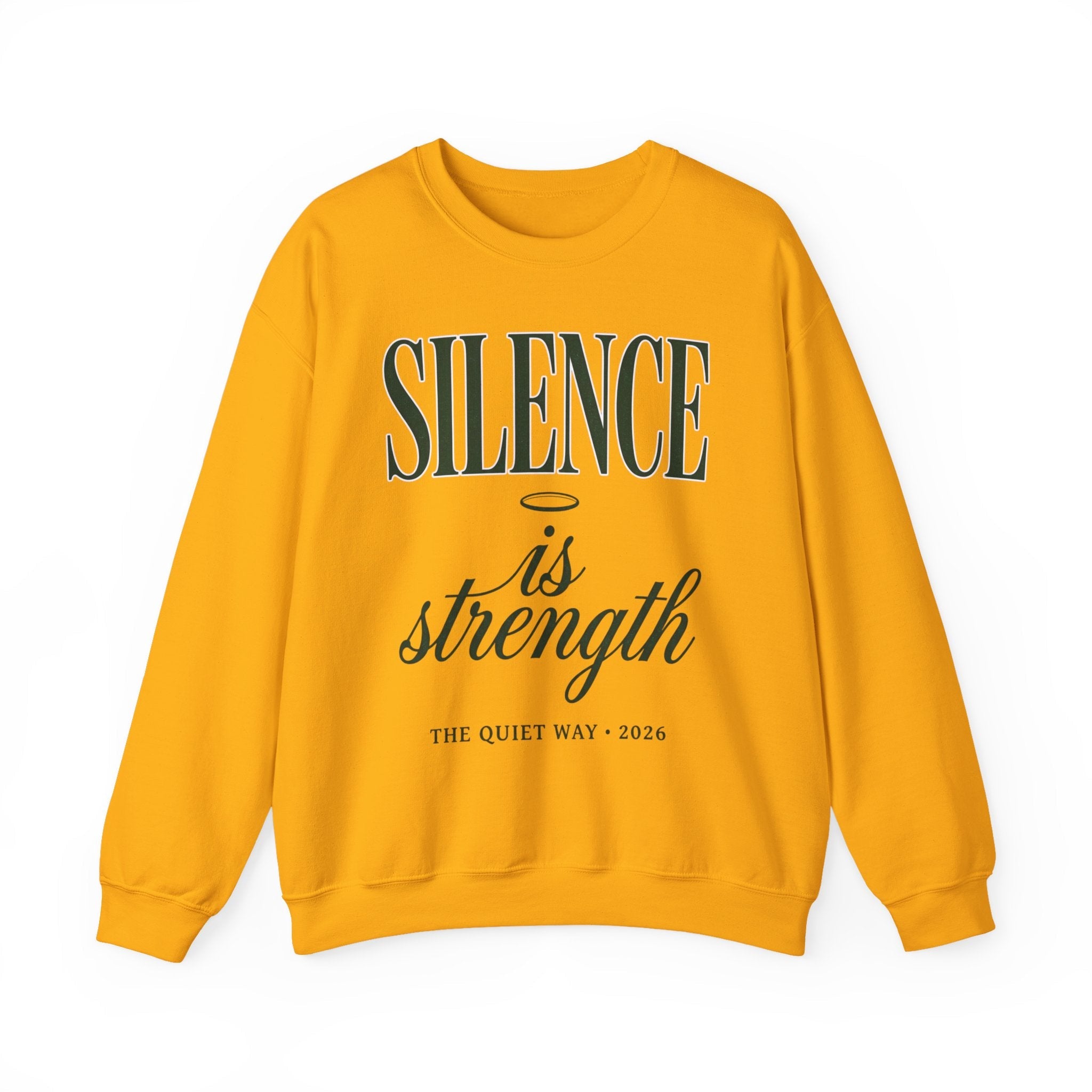 Silence Is Strength Sweatshirt | Pope - Style Iconography, Quiet Power - Eden's Custom Apparel & Graphics