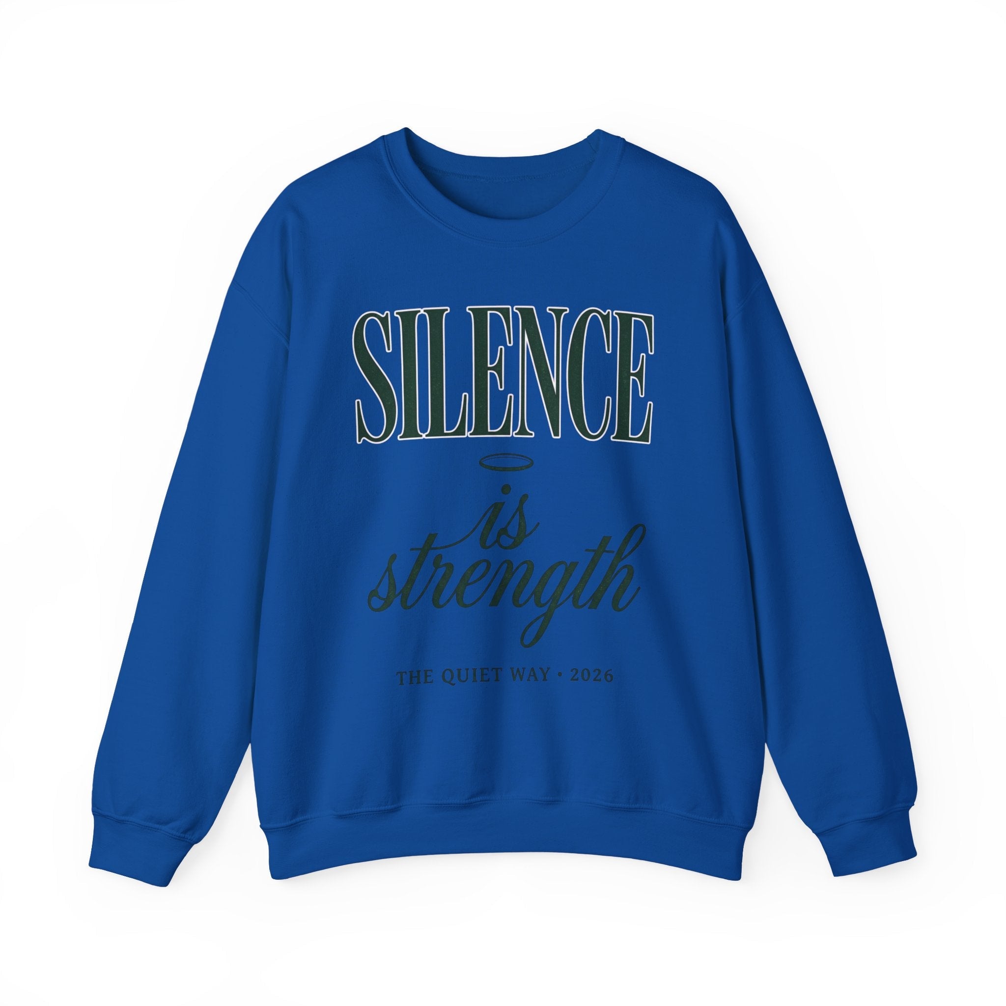 Silence Is Strength Sweatshirt | Pope - Style Iconography, Quiet Power - Eden's Custom Apparel & Graphics