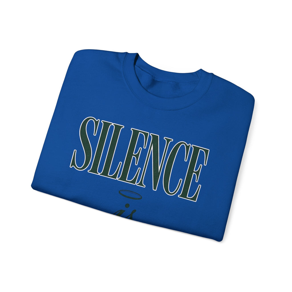 Silence Is Strength Sweatshirt | Pope - Style Iconography, Quiet Power - Eden's Custom Apparel & Graphics