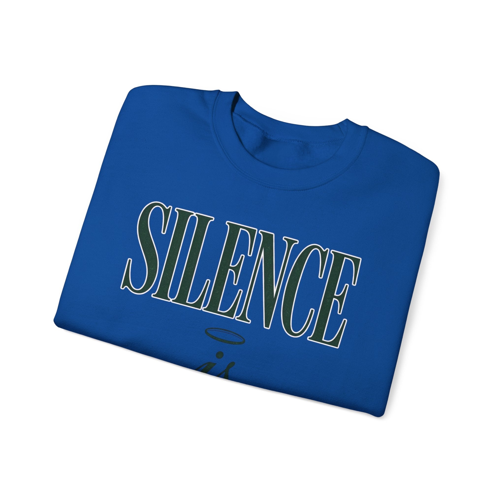 Silence Is Strength Sweatshirt | Pope - Style Iconography, Quiet Power - Eden's Custom Apparel & Graphics