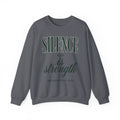 Silence Is Strength Sweatshirt | Pope - Style Iconography, Quiet Power - Eden's Custom Apparel & Graphics
