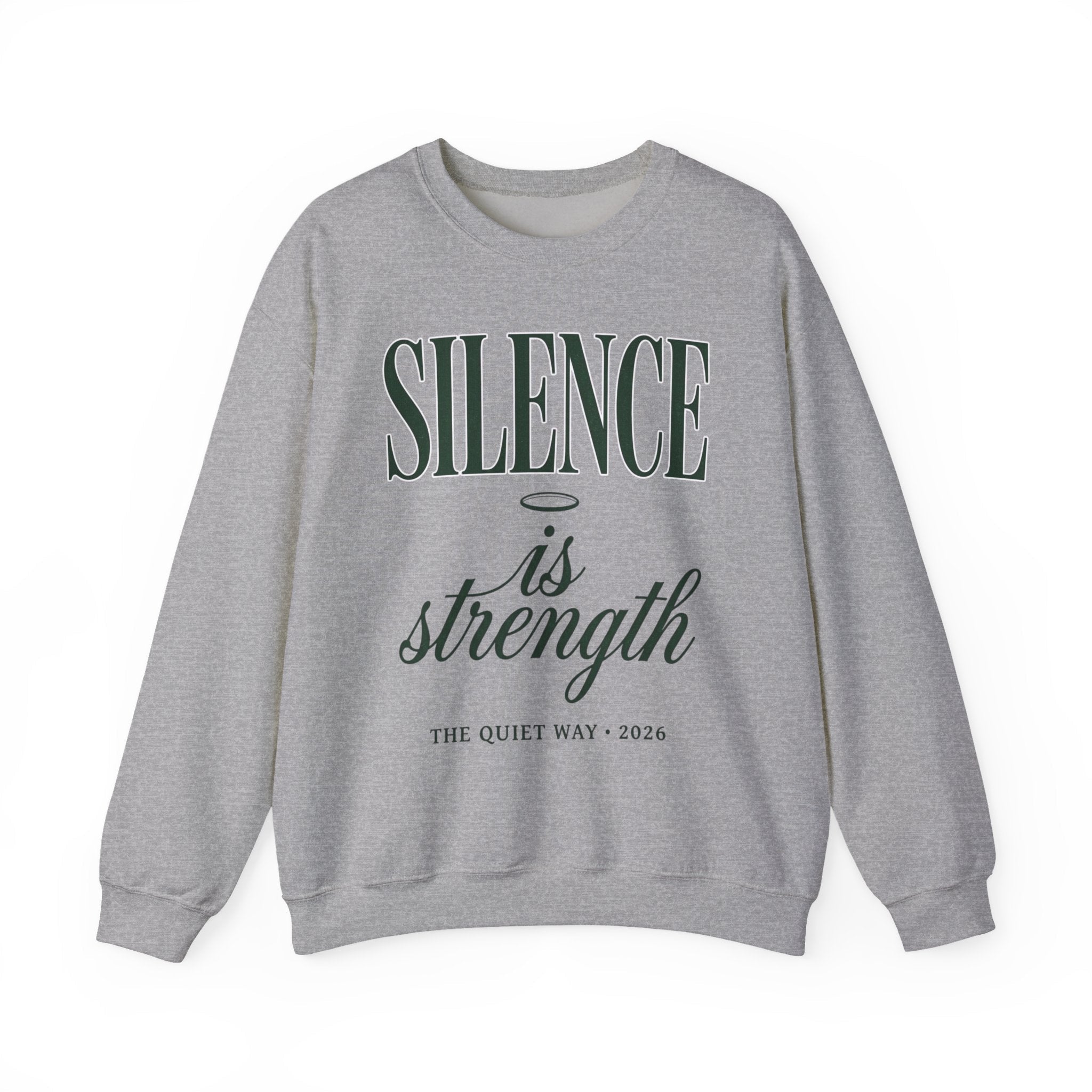 Silence Is Strength Sweatshirt | Pope - Style Iconography, Quiet Power - Eden's Custom Apparel & Graphics
