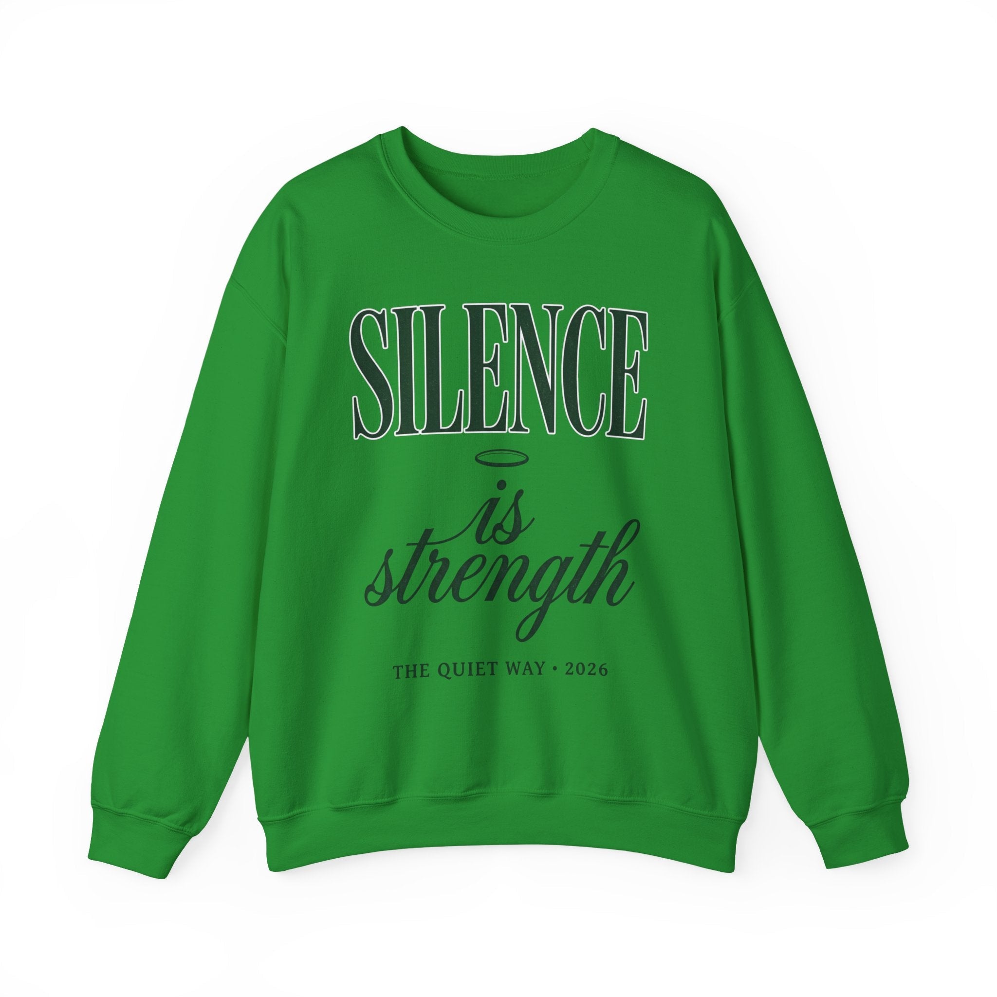 Silence Is Strength Sweatshirt | Pope - Style Iconography, Quiet Power - Eden's Custom Apparel & Graphics