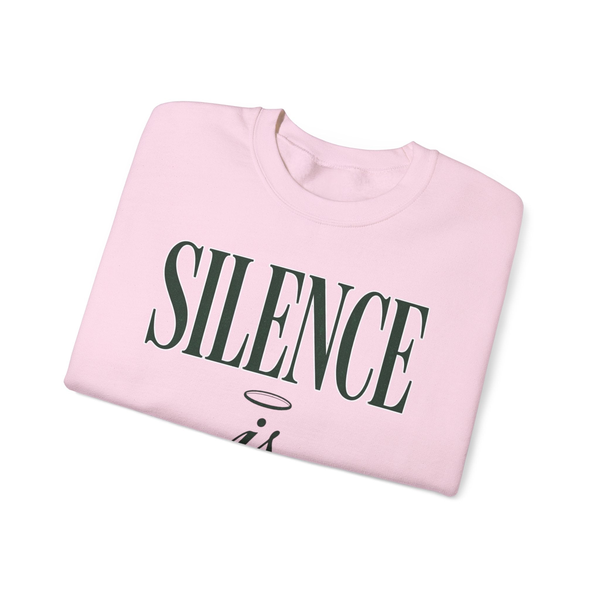 Silence Is Strength Sweatshirt | Pope - Style Iconography, Quiet Power - Eden's Custom Apparel & Graphics