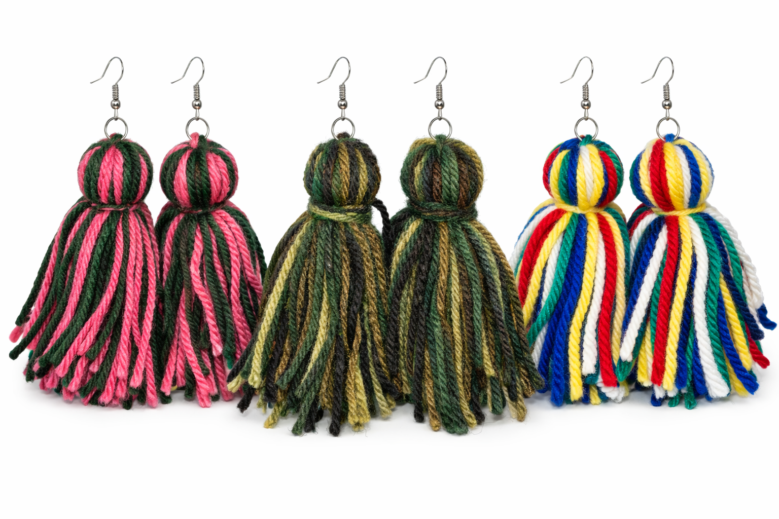 Tassel Earrings - Multi - Eden's Custom Apparel & Graphics